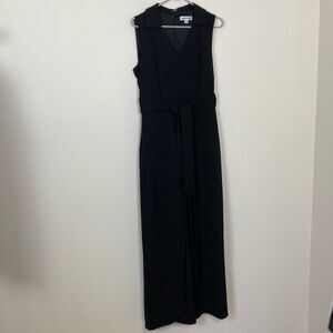 Shelby & Palmer Collared Split Flare Wide Leg Jumpsuit Size 12‎